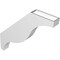 Ekena Millwork 3 1/2-in. W x 26-in. D x 26-in. H Funston Architectural Grade PVC Knee Brace BRCP035X26X26FST - alternate 2